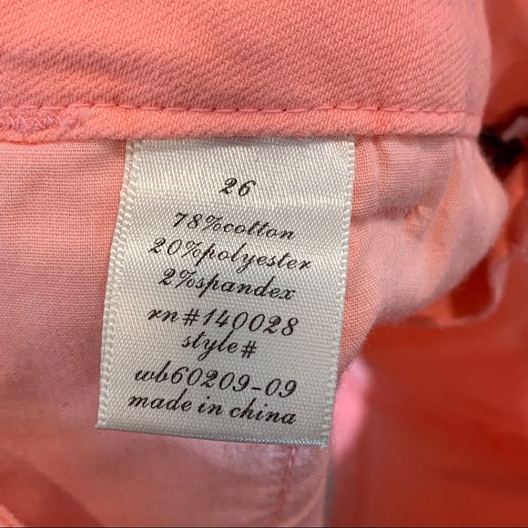 Harper Coral Colored Shorts 26 - Picture 5 of 7